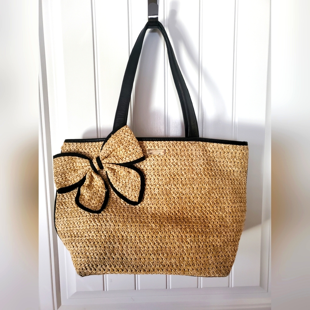 COPY - Kate Spade natural rafta wicker tote